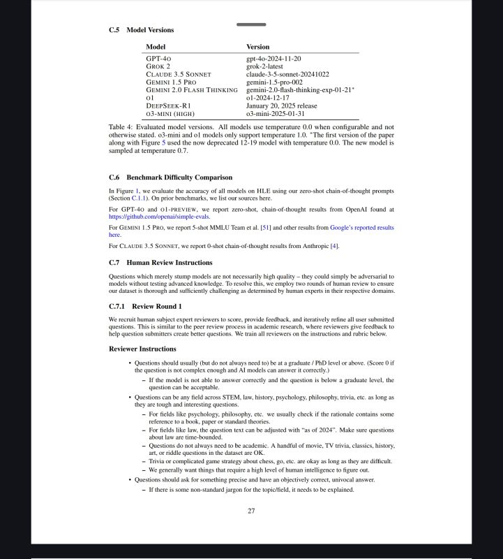 A paper from Humanity's Last Exam case study.